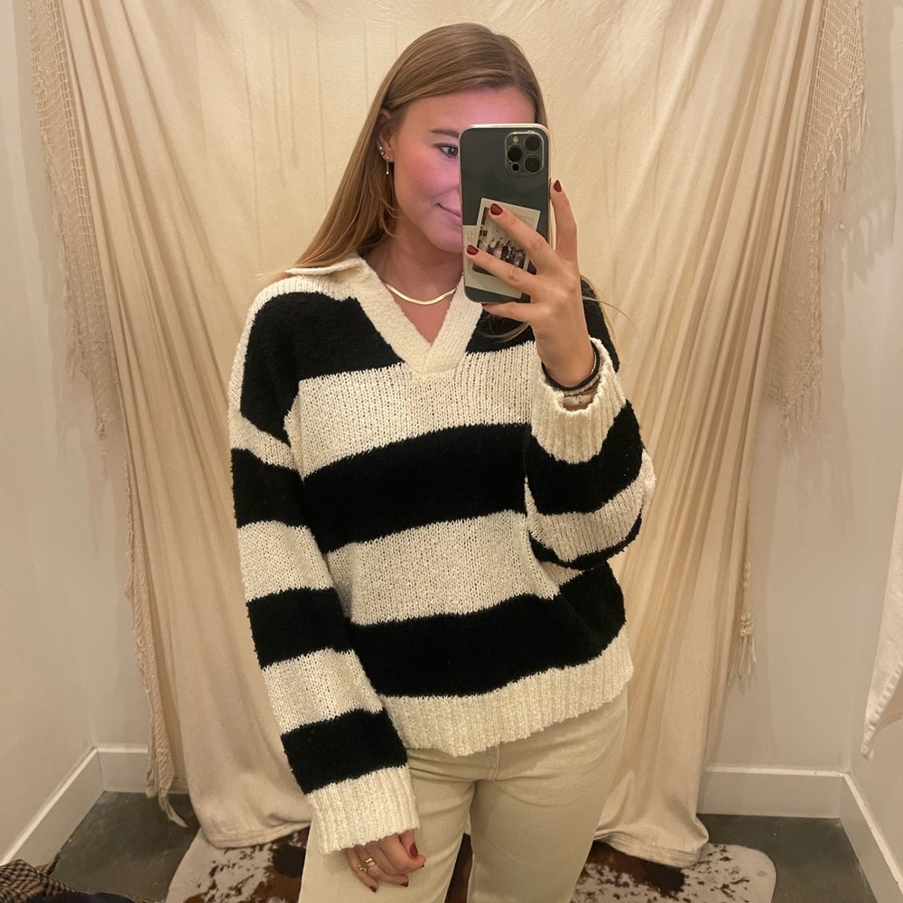 Stitch and Feather sweater